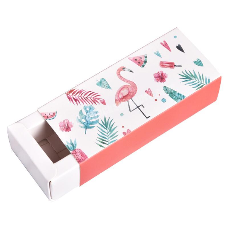 Eyelash Tandem Portable Flower Custom Lucury Gift Cardboard Paper Packag Clothing Drawer Hair Box