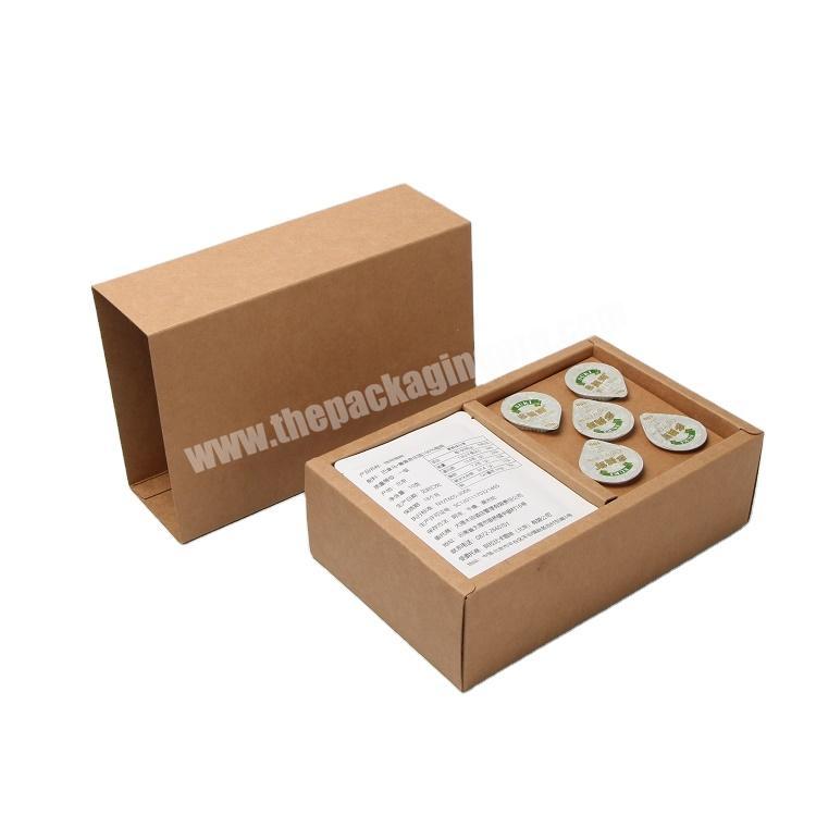 Factory Custom Luxury paper packing gift box  drawer type paper box