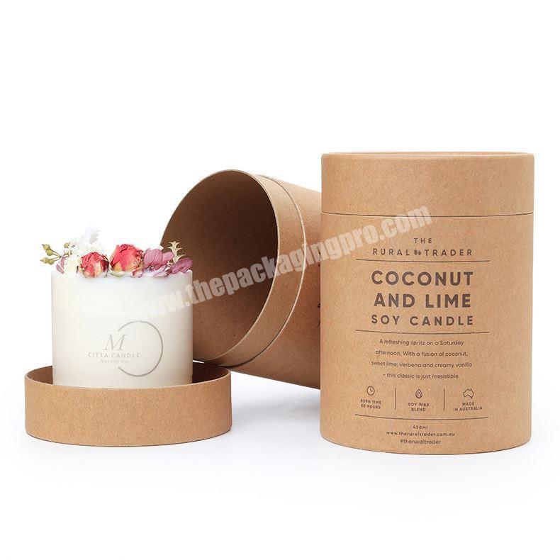 Customized Tube Candle Packaging Box