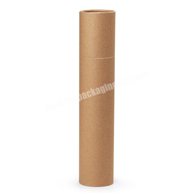 Factory Eco Friendly Custom Design Natural Plain Deodorant Kraft Paper Tube Biodegradable