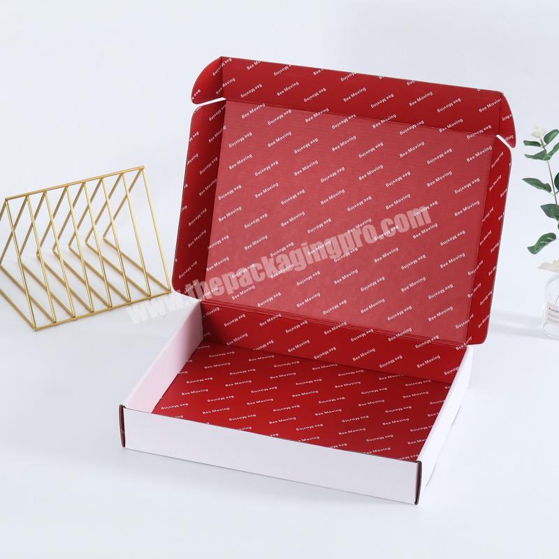 Factory Outlet Designer Brand Name Printing Wig Bag Packing Box White Customized Gift Boxes In Singapore