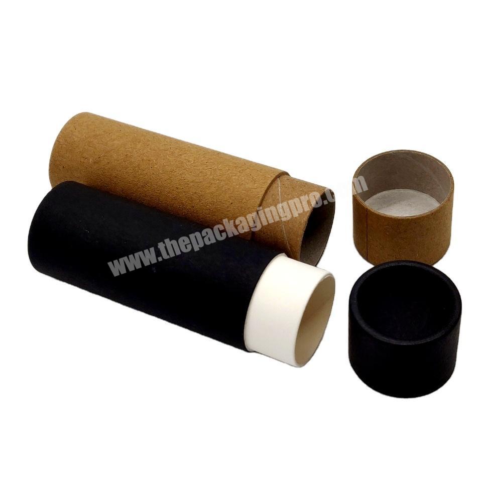 Biodegradable Deodorant Paper Tube Packaging Paper Tube for Lip Balm Cardboard Push up Paper Tube Packaging