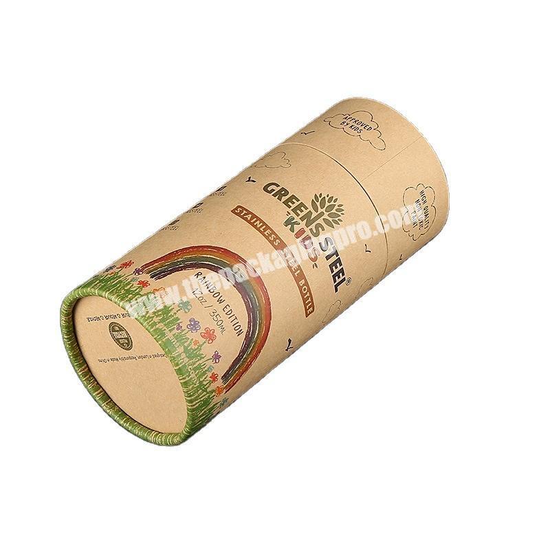 Custom Kraft Paper Tube For Candy Chocolate Gift Tube Packaging and candle packaging