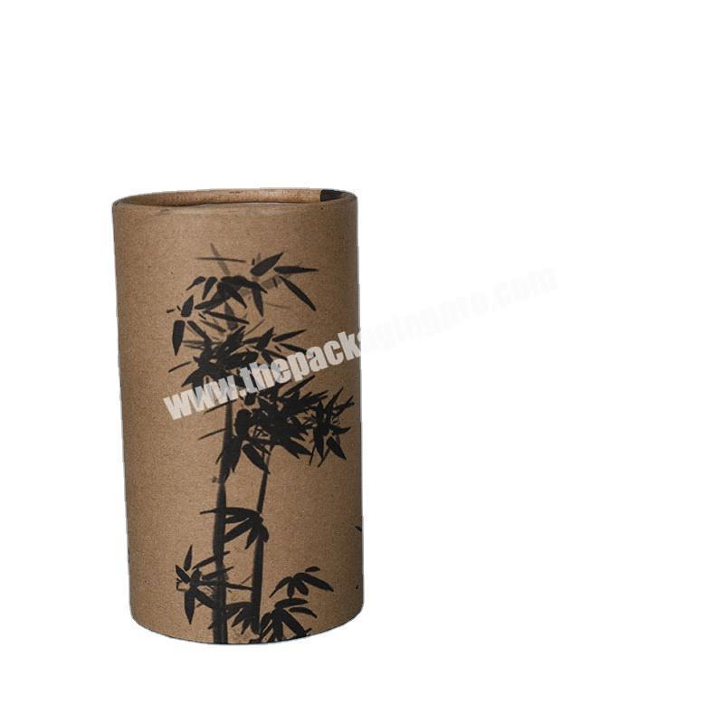 100% biodegradable packaging cardboard containers brown kraft paper tube