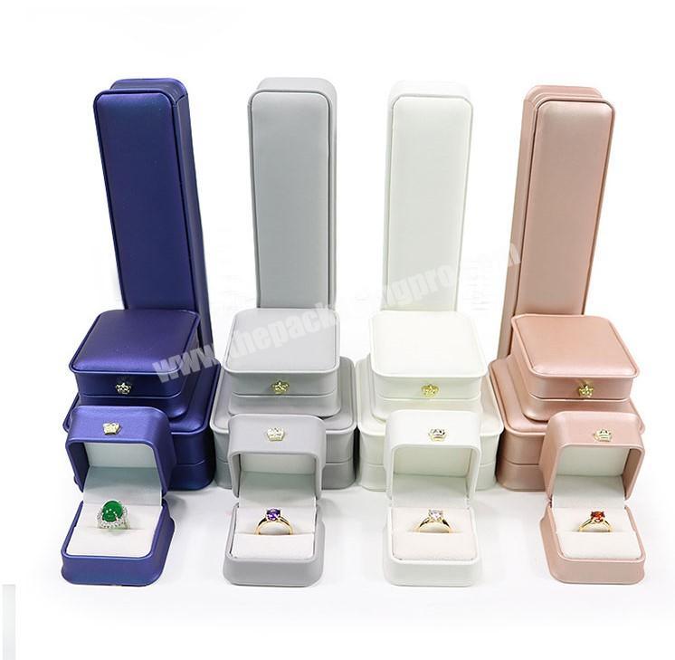 Factory price wholesale custom pu leather jewel ring box for jewelry packaging