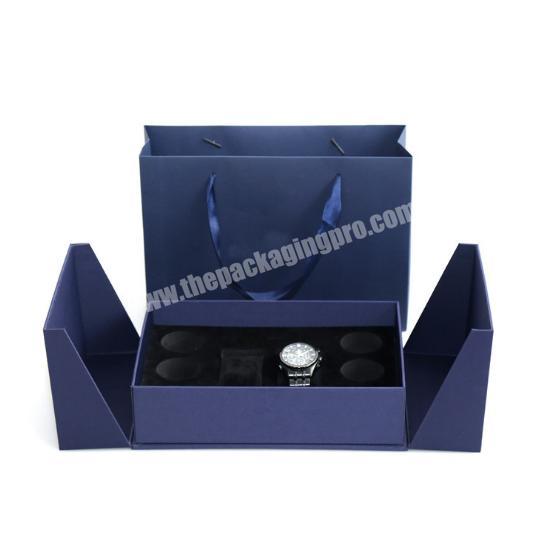 Factory wholesale custom High-end watch box folding paper box