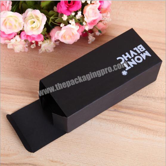 Factory wholesale custom black gift box packaging for Perfume,oil,candle