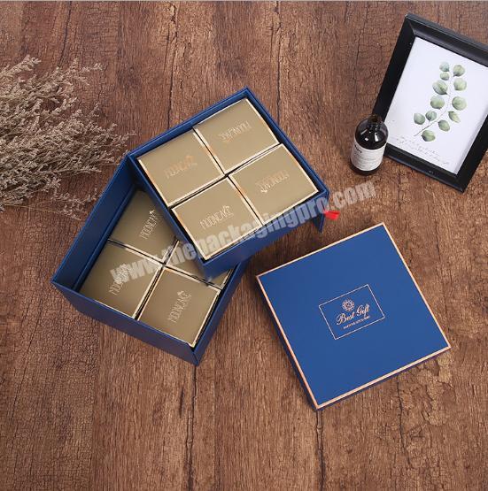 Factory wholesale custom high quality gift box Moon cakes/cosmetics/aromatherapy essential oils gift box  lid and base box