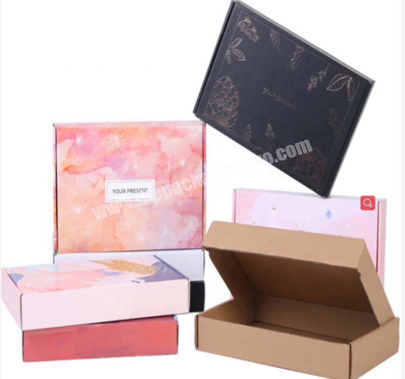 Fancy printing corrugated box for work home packing products