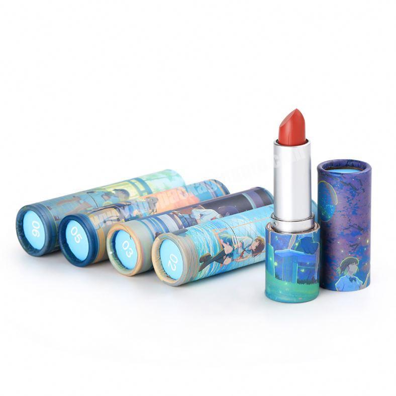 Fashion Design Custom Made Cardboard Twist Up Tube For Lipstick
