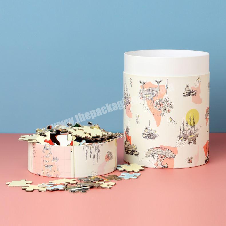 Fashion Design Made Puzzle Paper Tube With Custom Your Own Logo
