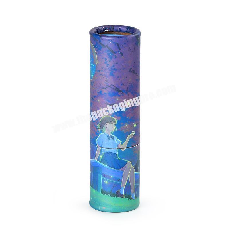 Fashionable Cylinder Packaging Tube Lipstick Tubes Round Paper Tube for Lipstick Packaging