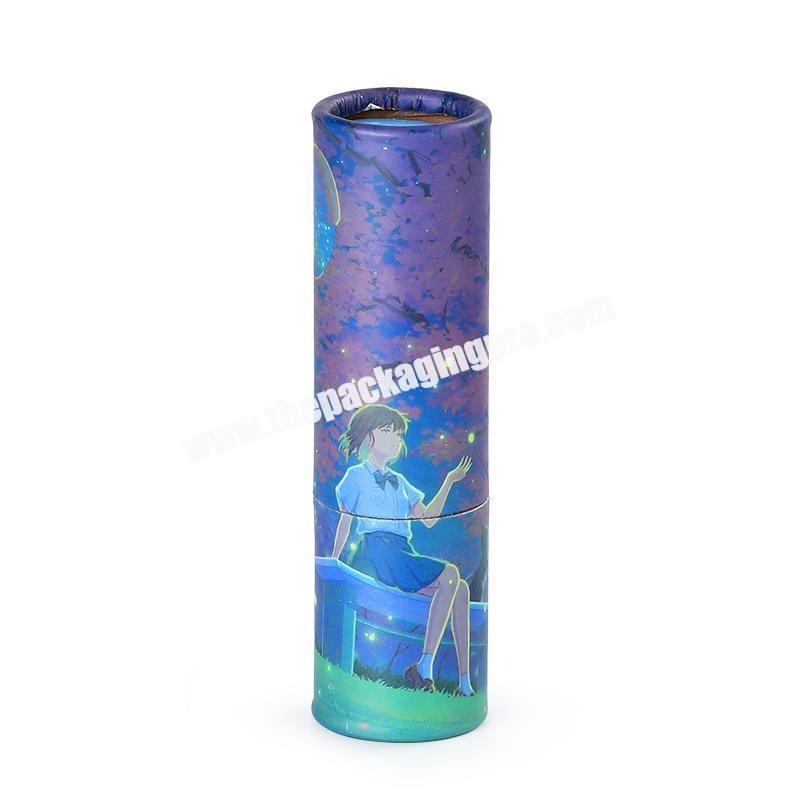 premium quality offset printing 10ml paper lipstick tube container cosmetic round cardboard tube