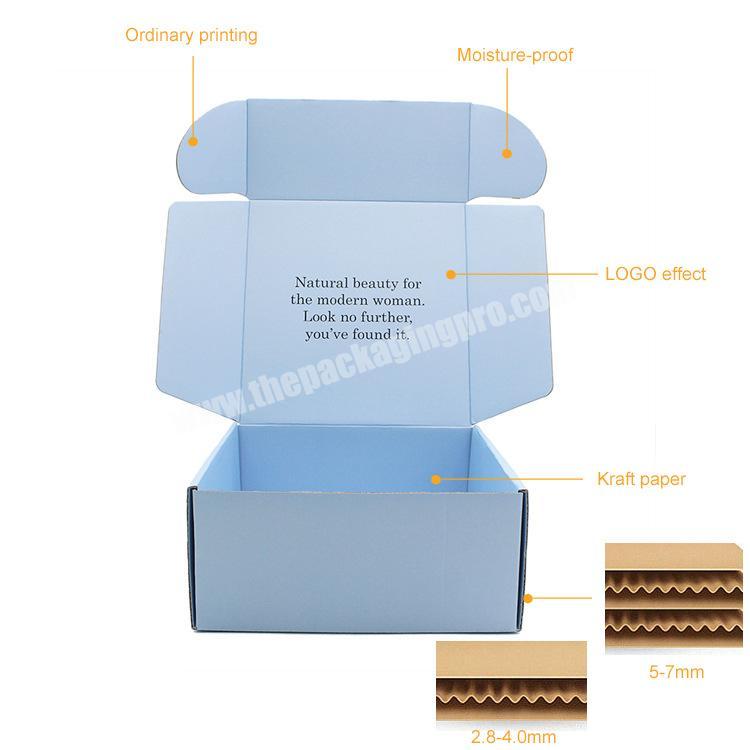 Fast Shipping Quick Lead Time Thicken Cardboard Corrugate Gift Box Folded With Logo Stamping