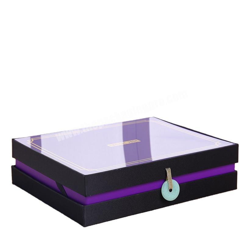 Female skin care set color box customized quality factory professional design clamshell gift box