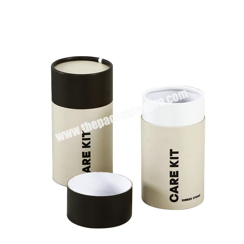 Recycled Black Carton Round Box Gift Packaging Cardboard Cylinder Paper Tubes