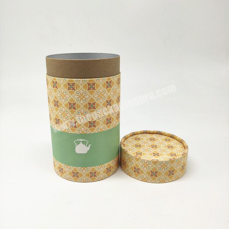 Food grade aluminum foil paper tube packaging tea kraft paper tube cardboard tube packaging for coffee