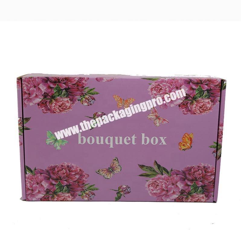 Wholesale custom corrugated baby shoes packaging box with pvc window