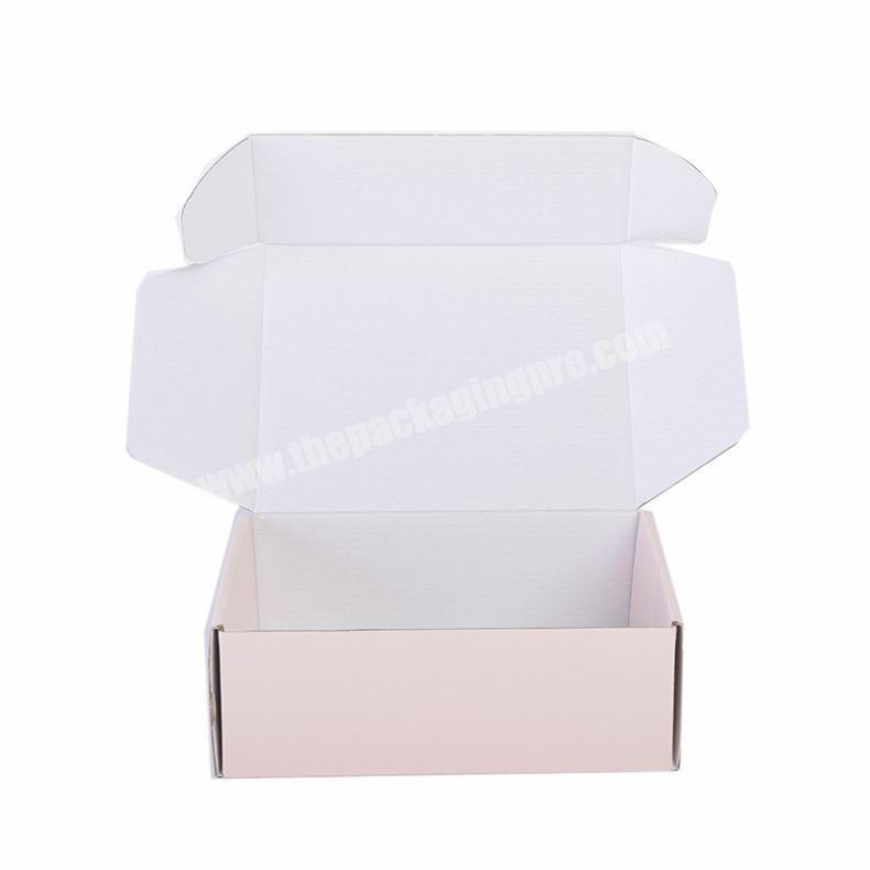 Fordable corrugated paper custom full printed fruit packaging box with compartments