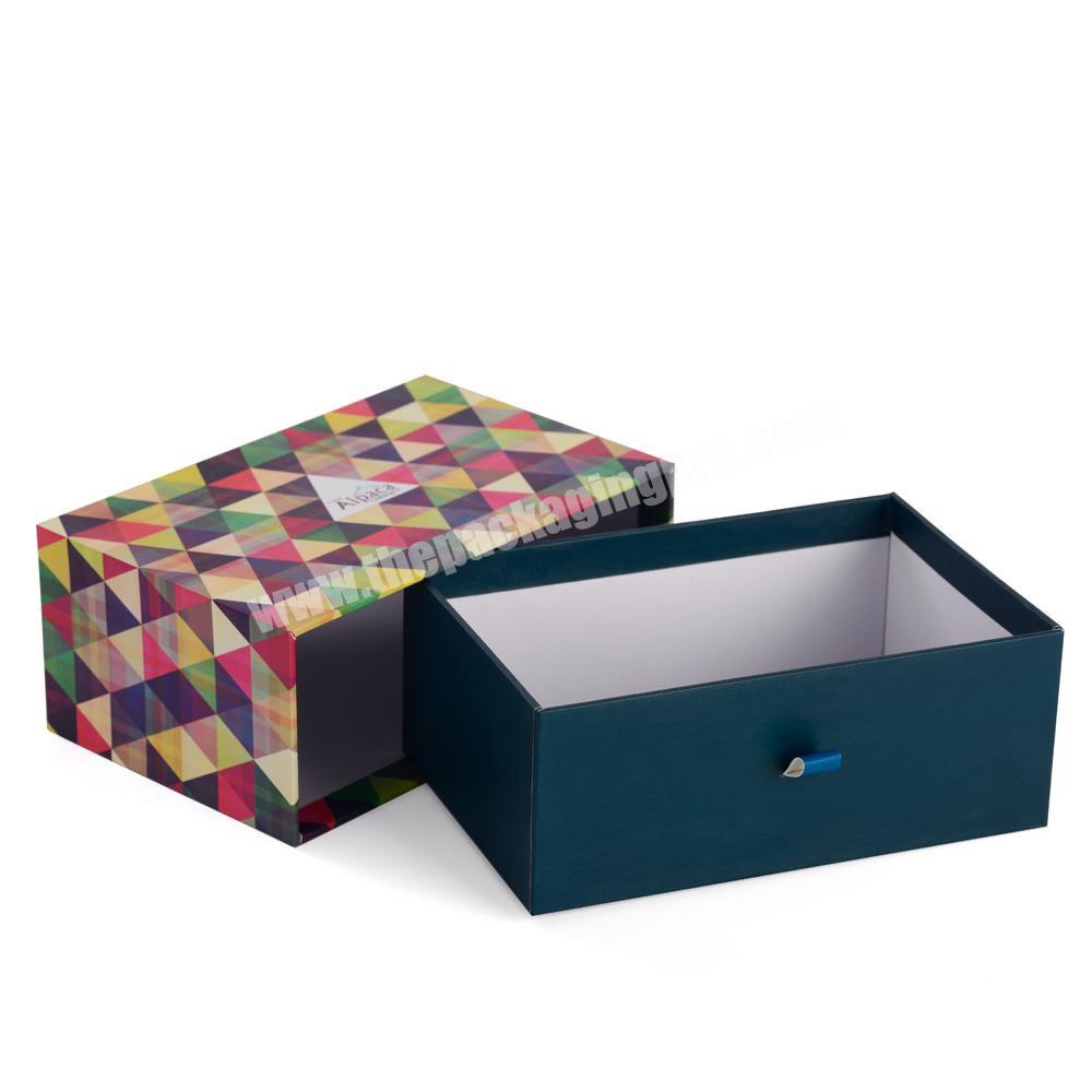 Free design drawer birthday surprise rigid paper gift box