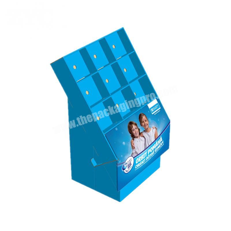 Funko POP Custom Printed Cardboard Pocket Display Floor Standing Paper Display for Clothes