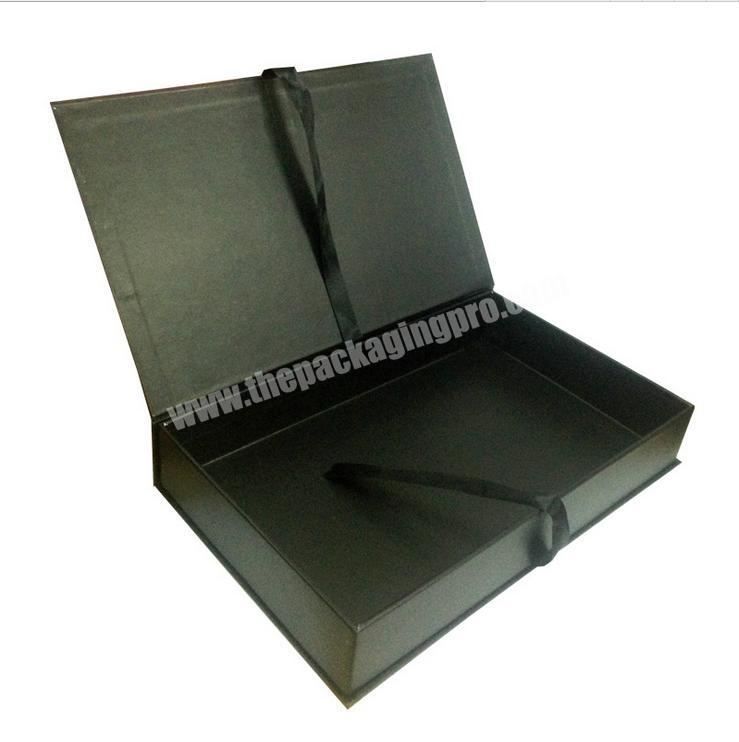 Gold emboss custom rigid foldable cardboard packaging magnetic gift packaging paper box for tshirt