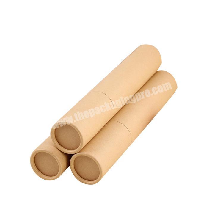 Good quality pencil packaging paper tube packaging long natural biodegradable brown kraft paper tube