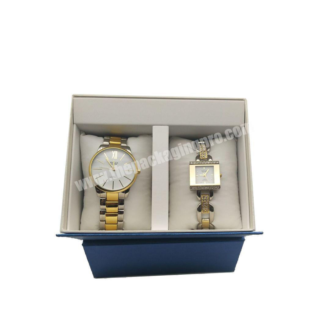 HIGH QUALITY PACKAGING LUXURY HANDMADE WATCH GIFT BOX Hot sale jewelry case unique boxes for storage