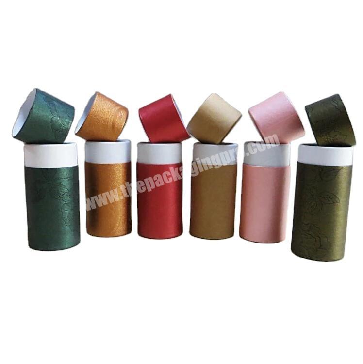 Hard Cardboard Box Tube Round Paper Box For Essential Oil Bottle Packaging Cosmetic Gift Box