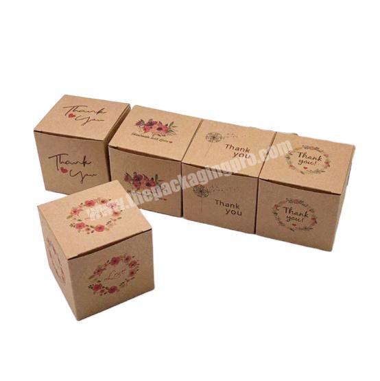 High Quality Custom Kraft Paper Soap Packaging Luxury Boxes With Logo