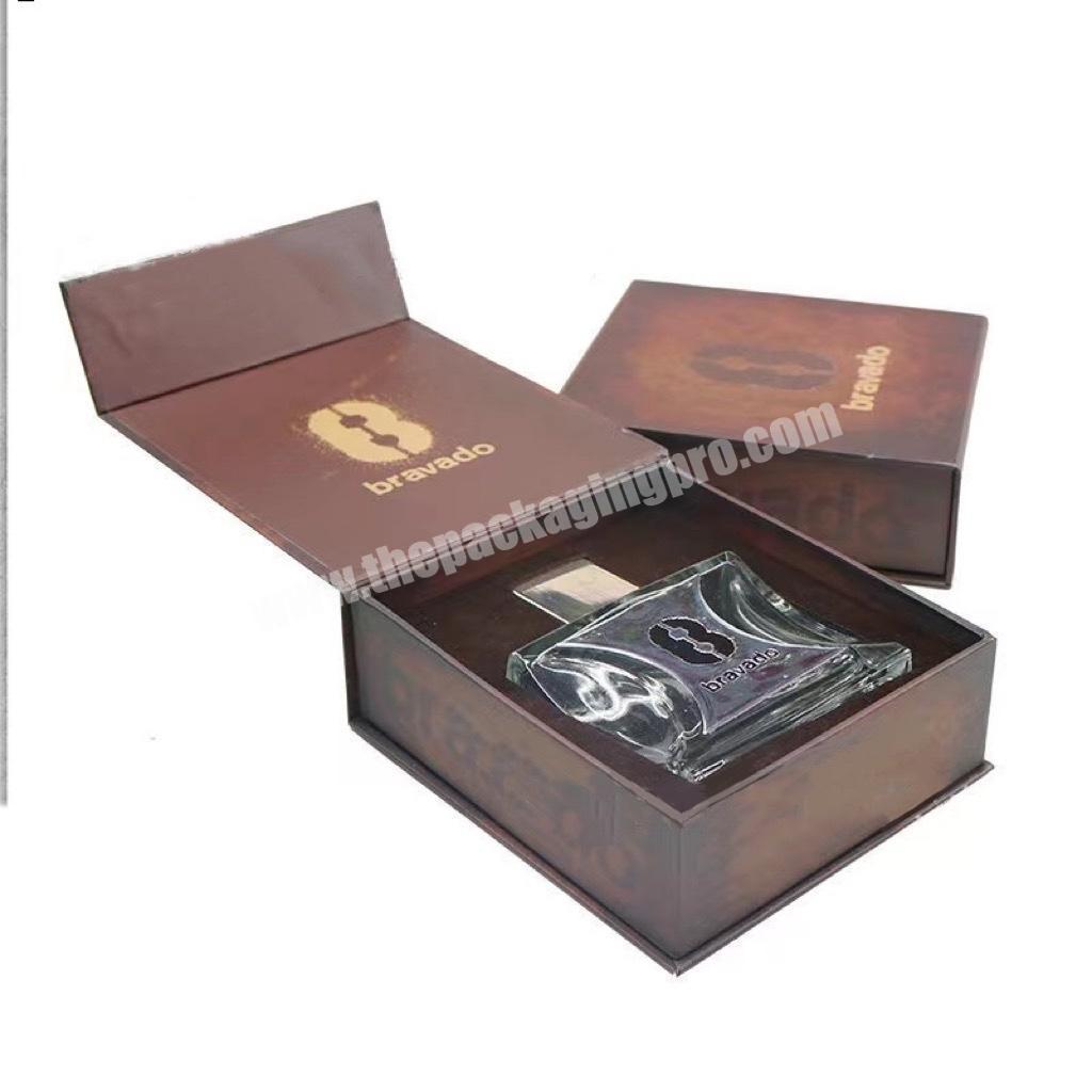 High Quality Printing Paper Box Custom Design Paper Empty Bottle Luxury Magnet Packaging Perfume Box