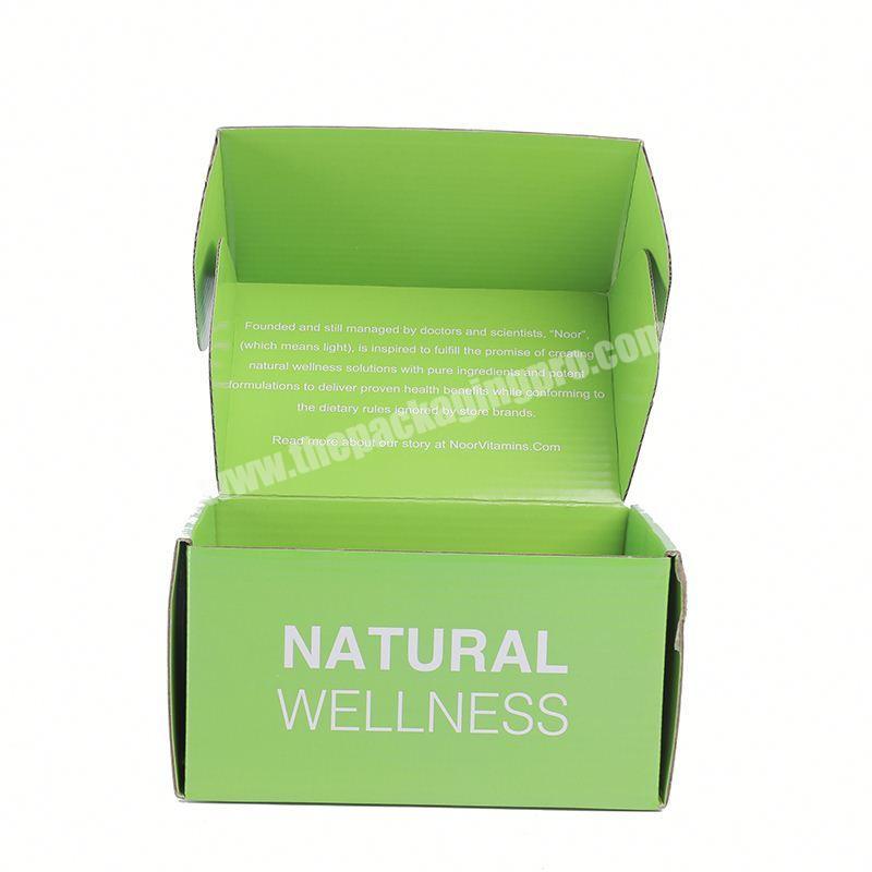High quality black color corrugated women yoga wear paper packaging boxes