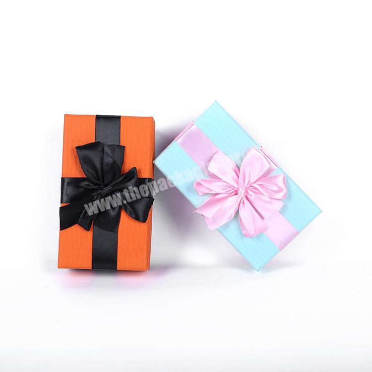 High quality black jewelry box packaging custom fancy recycled paper jewellery gift box