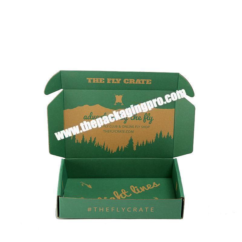 ECO Friendly cardboard packaging custom logo printed shipping boxes for clothing