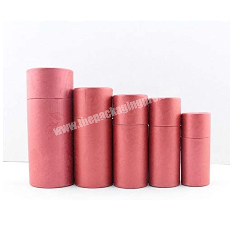 High quality custom kraft printing paper packaging cosmetic gift cylinder tube box