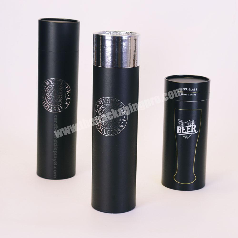 High quality cylinder tube round cardboard packaging box for pens/crayon/tea/bottle/wine/oil/flower