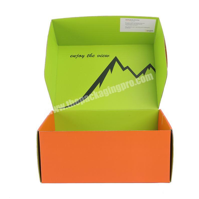 High quality down coat jacket paper packaging box with own logo