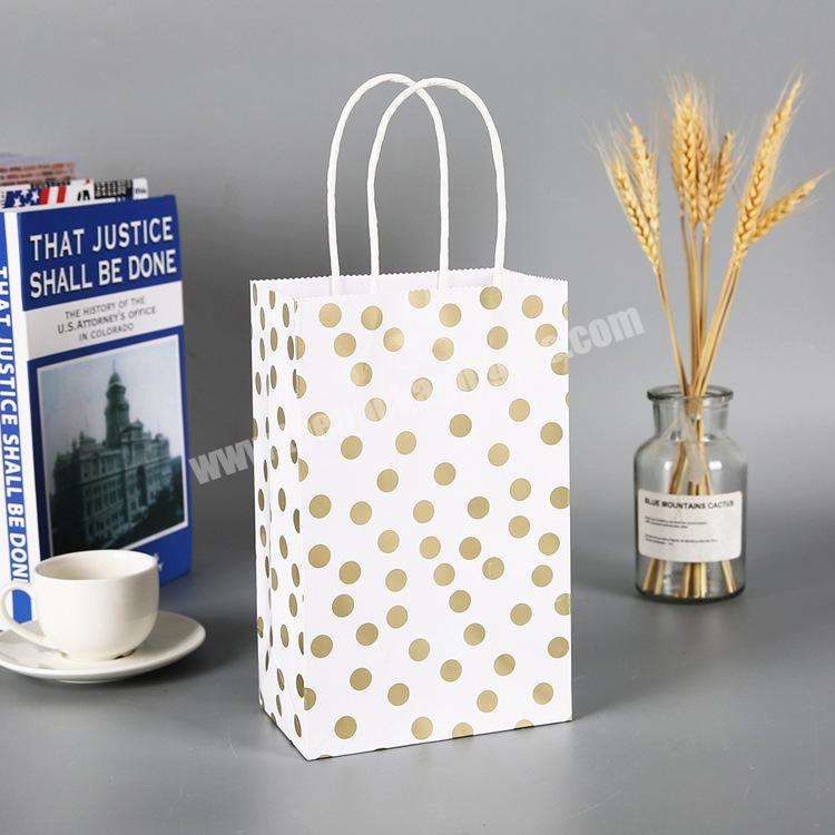 High quality factory price wholesale printed brown kraft paper bags with your own logo