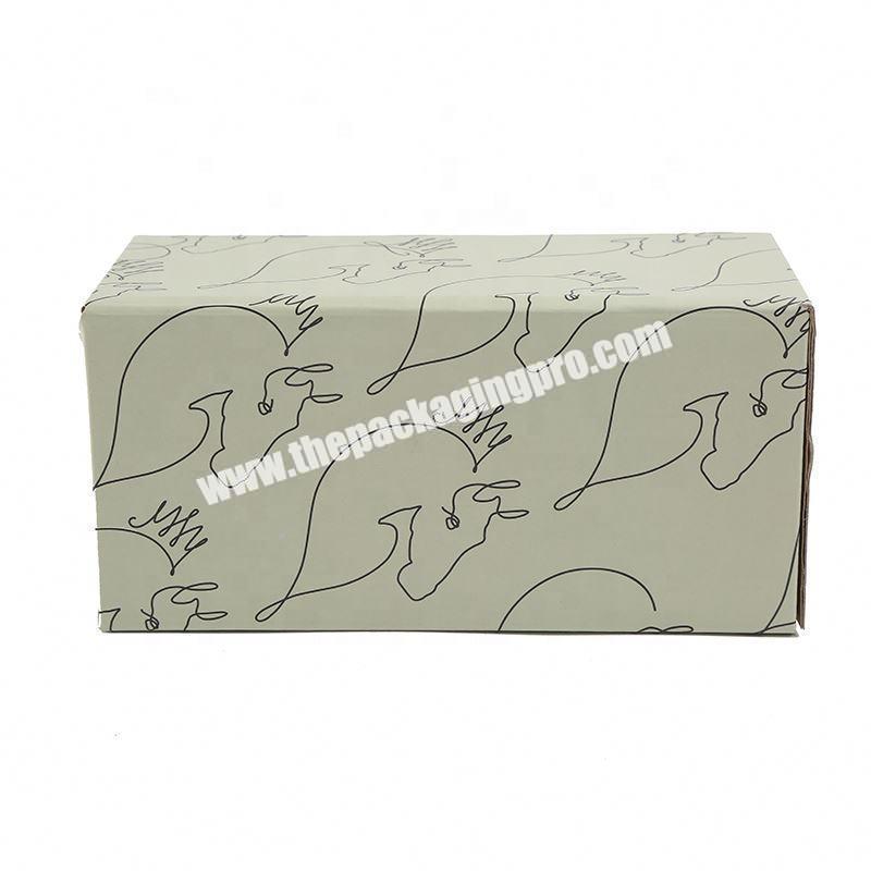 Custom design cosmetic folding gift paper perfume packaging box