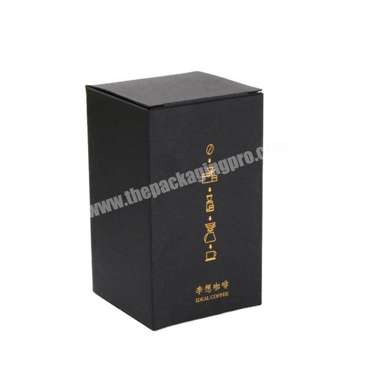Hot Sale Rectangle Black Wrapping Gift Package Paper Box