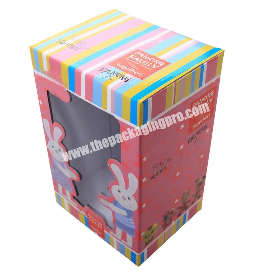 Hot Sales Pink Fancy Happy Birthday Gift Barbie Doll Toys Display Paper Box For Girl Favor