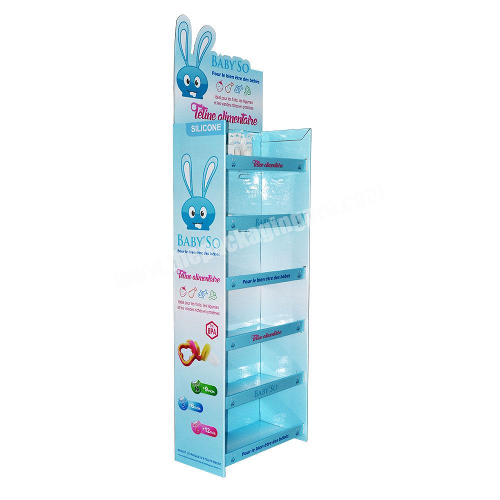 Hot sale racks for retail promotion floor display stand  shelf cardboard product display units