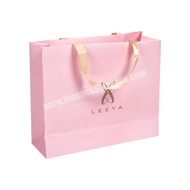 Hot selling custom luxury flower paper bag shopping packaging bag custom print paper bag