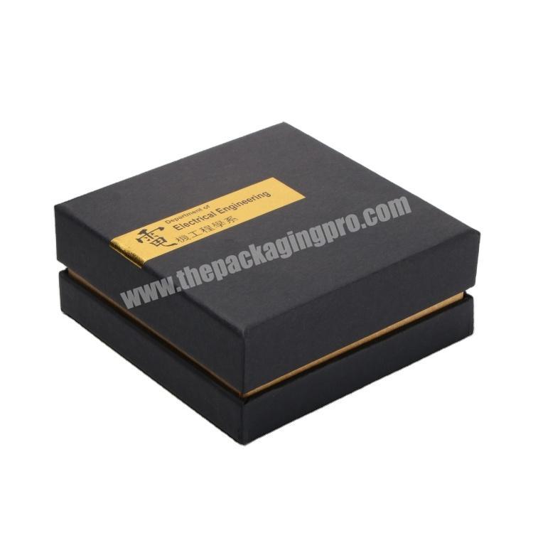 Hot stamping square tea gift box cardboard boxes with low price