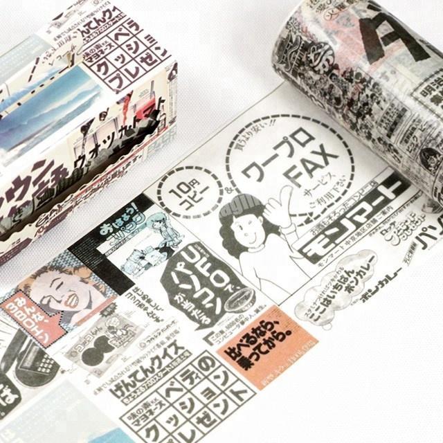 Interesting travel series custom printed washi masking tape paper