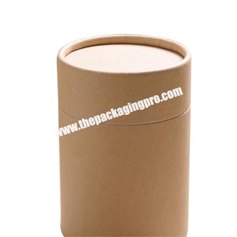 Paper tube manufacturer strong kraft cardboard cylinder box 100% recyclable custom packaging for tea