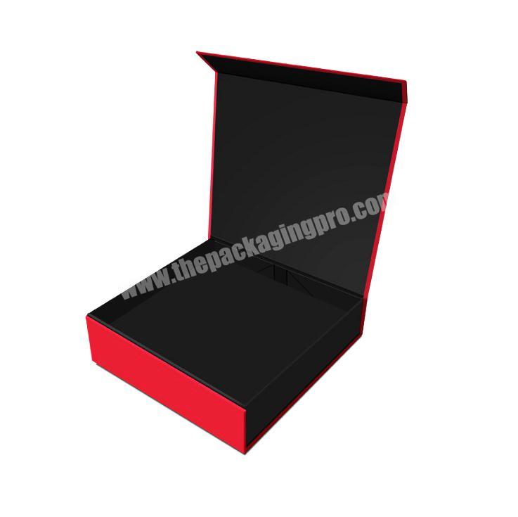 Kexin Custom luxury large red cardboard paper garment clothing hard paper gift packaging box