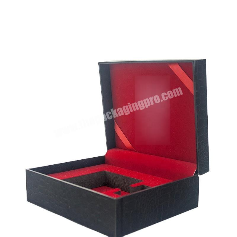 Kexin hot selling make custom size logo black cardboard box display box
