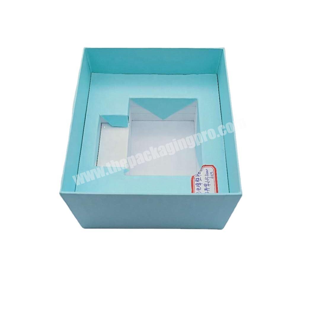 Kexin papel de color rosa caja de regalo personalised present box square gift box packaging