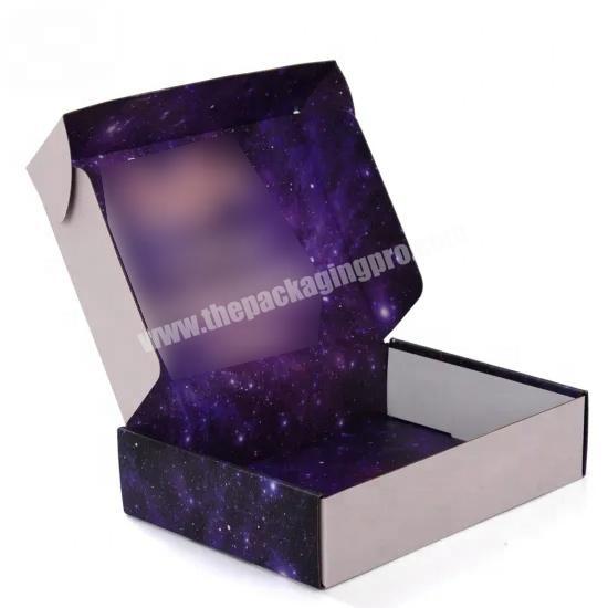 Laptop color full printing shipping cardboard gift mailing boxes packing mailing box for dress